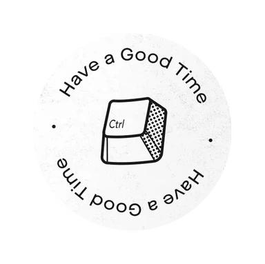 Have a good time Obytes sticker