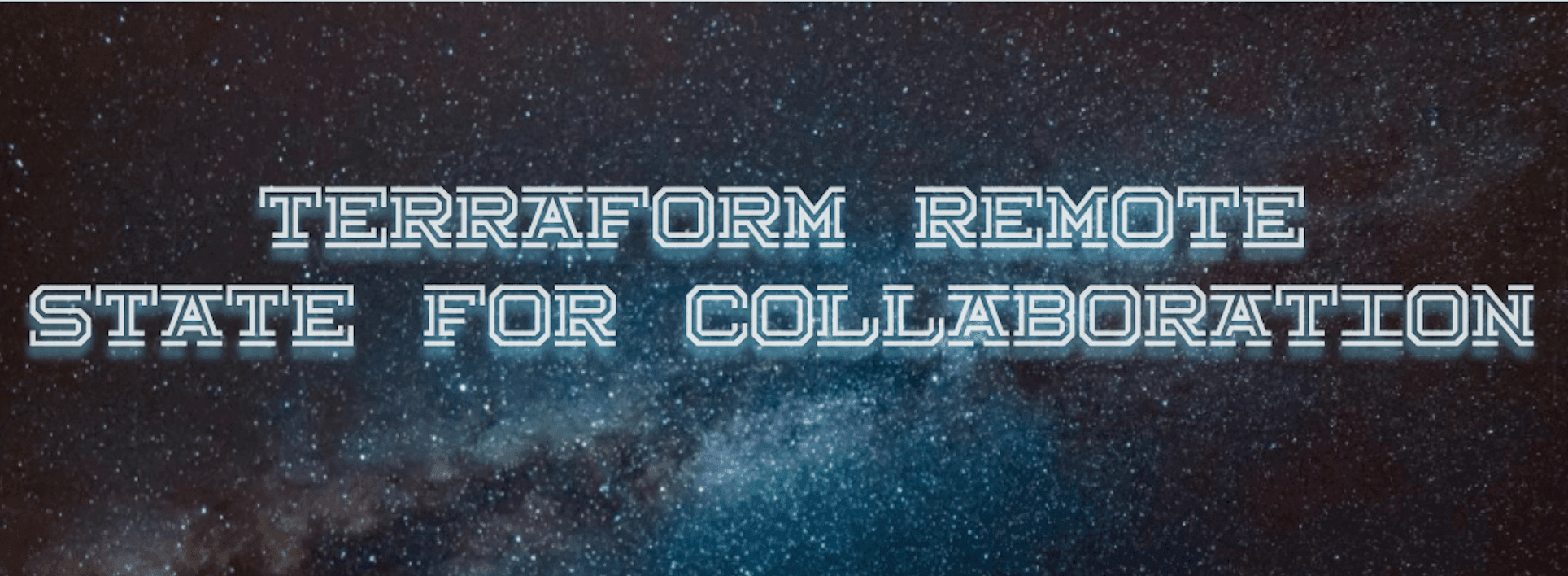 Terraform remote state for collaboration.