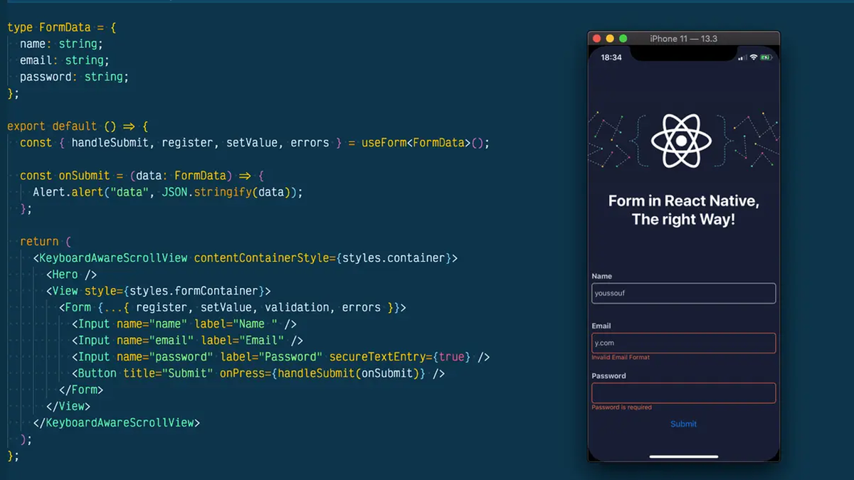 Forms in React Native, The right way | Obytes