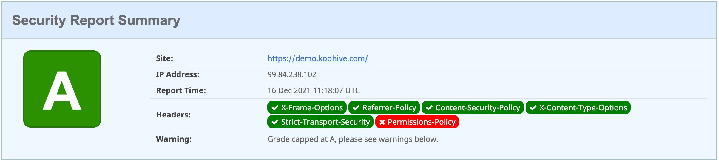 SecurityHeaders