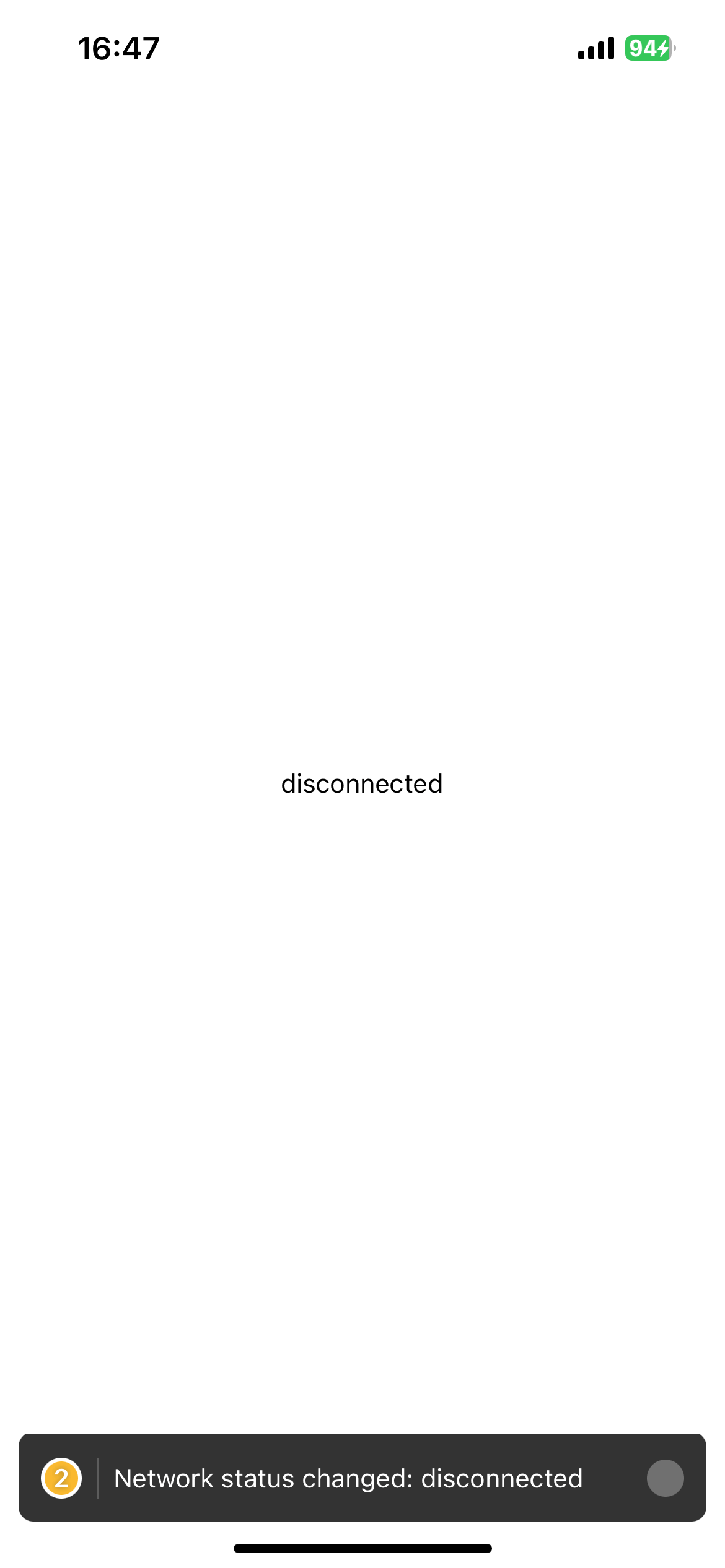 Disconnected